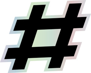 Y2K Holographic Sticker 