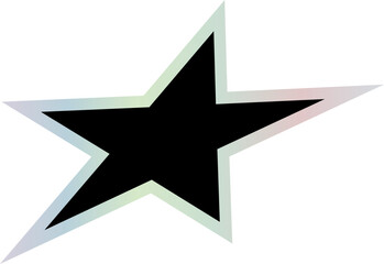 Y2K Holographic Sticker