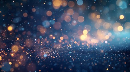 Obraz premium Fantasy-filled 3D abstract background with a theme of fairy dust AI generated illustration