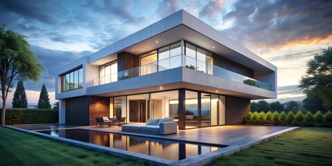 sharp minimalist modern architectural