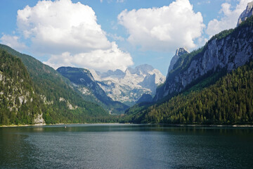 Gosau lake in the Austrian Alps	