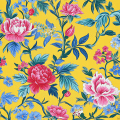 Seamless Pattern 'Beautiful Floral'