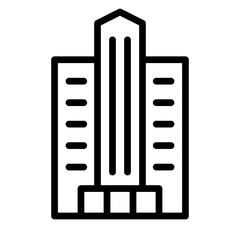 Skyscraper Vector Icon Design