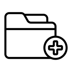 New Folder Vector Icon Design