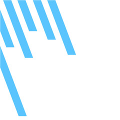 Blue Multiple Line Corner