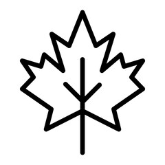 Leaf Vector Line Icon Design