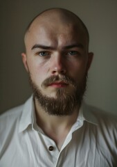 Obraz premium Portrait of a Man with a Beard