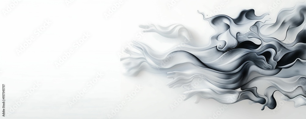 Canvas Prints black and white pencil abstract white in abstraction water color style close-up minimal background m
