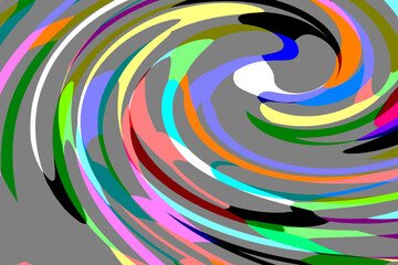 abstract colorful swirl