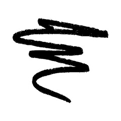 Black scribble icon. scribble glyph. transparent scribble icon