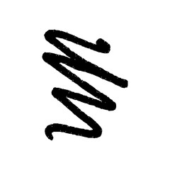 Black scribble icon. scribble glyph. transparent scribble icon