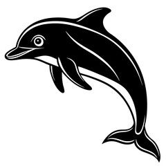 Dolphin silhouette Vector SVG