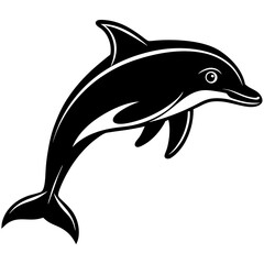 Dolphin silhouette Vector SVG