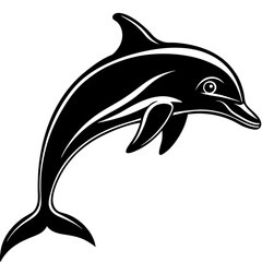 Dolphin silhouette Vector SVG