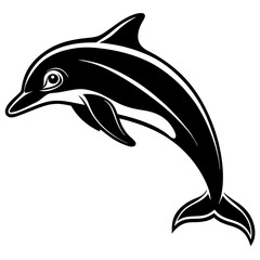 Dolphin silhouette Vector SVG