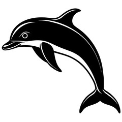 Dolphin silhouette Vector SVG