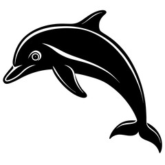 Dolphin silhouette Vector SVG