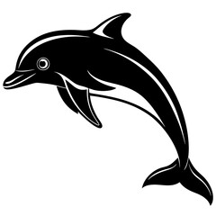 Dolphin silhouette Vector SVG