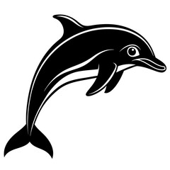 Dolphin silhouette Vector SVG