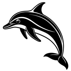 Dolphin silhouette Vector SVG
