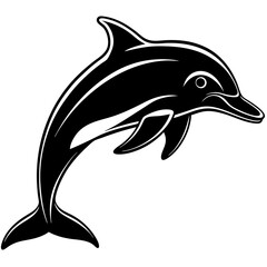 Dolphin silhouette Vector SVG