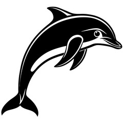 Dolphin silhouette Vector SVG