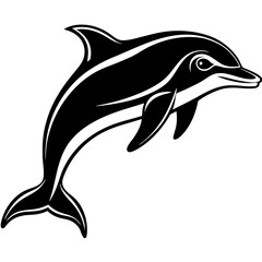 Dolphin silhouette Vector SVG