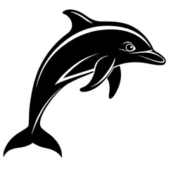 Dolphin silhouette Vector SVG