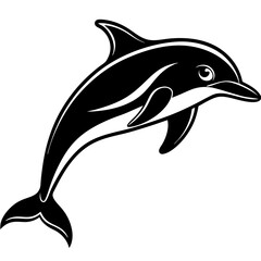 Dolphin silhouette Vector SVG