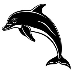 Dolphin silhouette Vector SVG