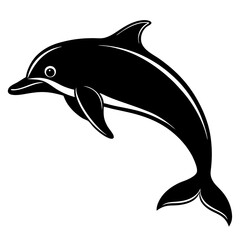 Dolphin silhouette Vector SVG