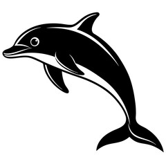 Dolphin silhouette Vector SVG