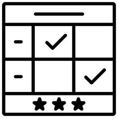 Rubric Icon