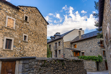 Benasque, old town streets, Huesca (Spain)