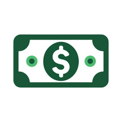 Dollar  note, sign, icon  currency dollar bill symbol vector eps 10.