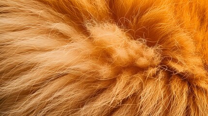 Fototapeta premium High-resolution image of a Pomeranian furred texture AI generated illustration