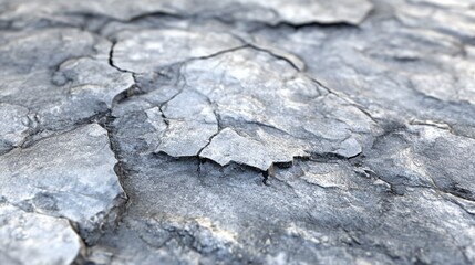 cracked gray color of stone surface, texture, 3D render, HD realistic. Generative ai