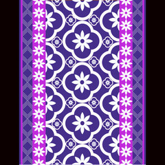 pattern with blue and white flowers Asian Pattern design
Asian ornaments design 
