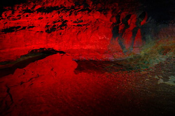 Chinese cave landscape.