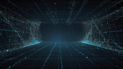 Obraz premium abstract background with code