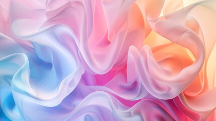 Obraz premium Abstract Pastel Swirling Background With Soft Colors.