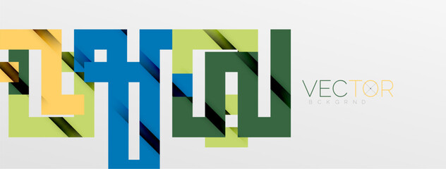 Color bend lines with shadow texture effect. Vector Illustration For Wallpaper, Banner, Background, Card, Book Illustration, landing page