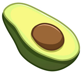 Avocado cartoon