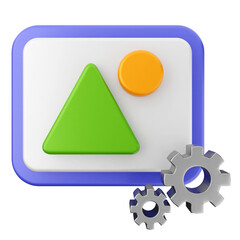 3d image picture photo icon