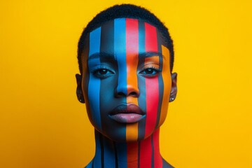 A set of campaign flyers, isolated on a pastel yellow background, capturing the spread of political ideas and messages,