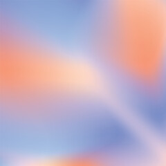 Obraz premium gradient mesh blue peach orange.. Gradient mesh abstract background. Modern design template for brochures, flyers, ad banners poster design, wallpaper, mobile screen.