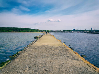 Baltic Sea Pier Tallinn Estonia