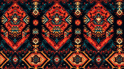 Seamless hand drawn pattern. Vector tie-dye shibori print. Modern batik wallpaper ​​Infinite Watercolor Backdrop Fabric Textile Design