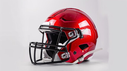 Naklejka premium Riddell American Football Helmet: Riddell American football helmet isolated