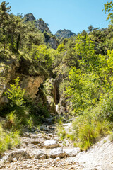 Little waterfall close to Lago di Garda